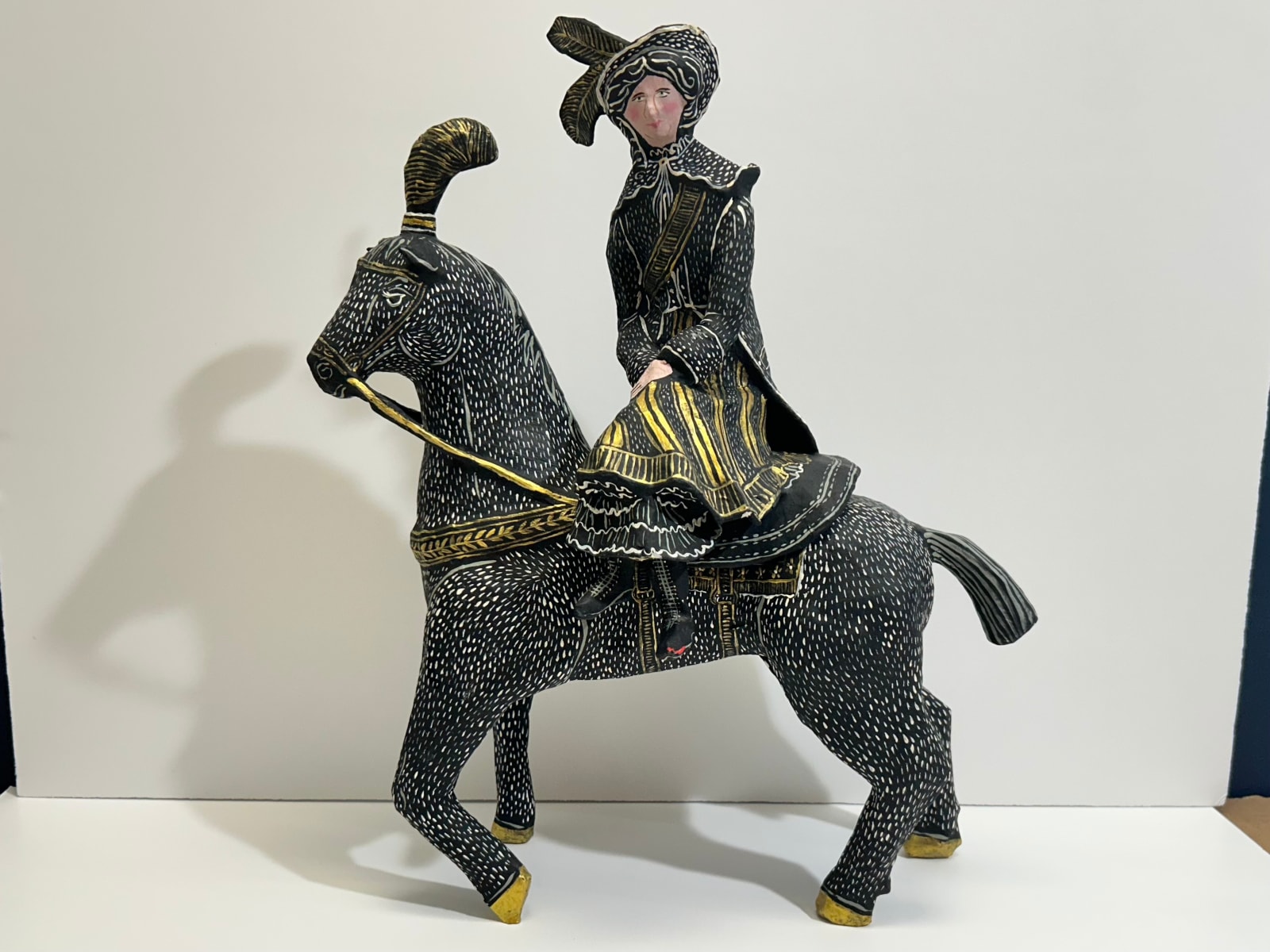 Mark Gagnon, Lady on Horse Treasure Box, 2022