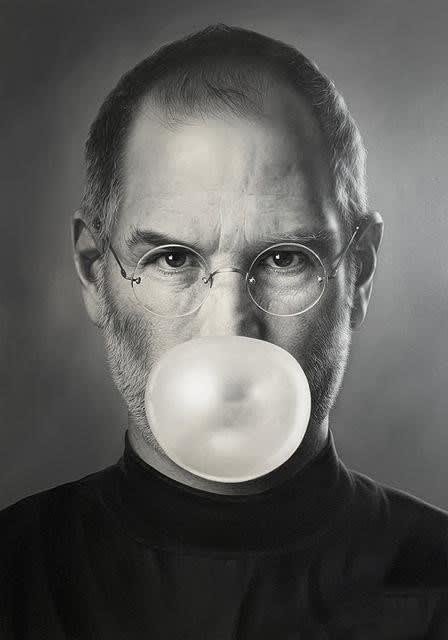 MICHAEL MOEBIUS, Steve Jobs iBubble , 2019