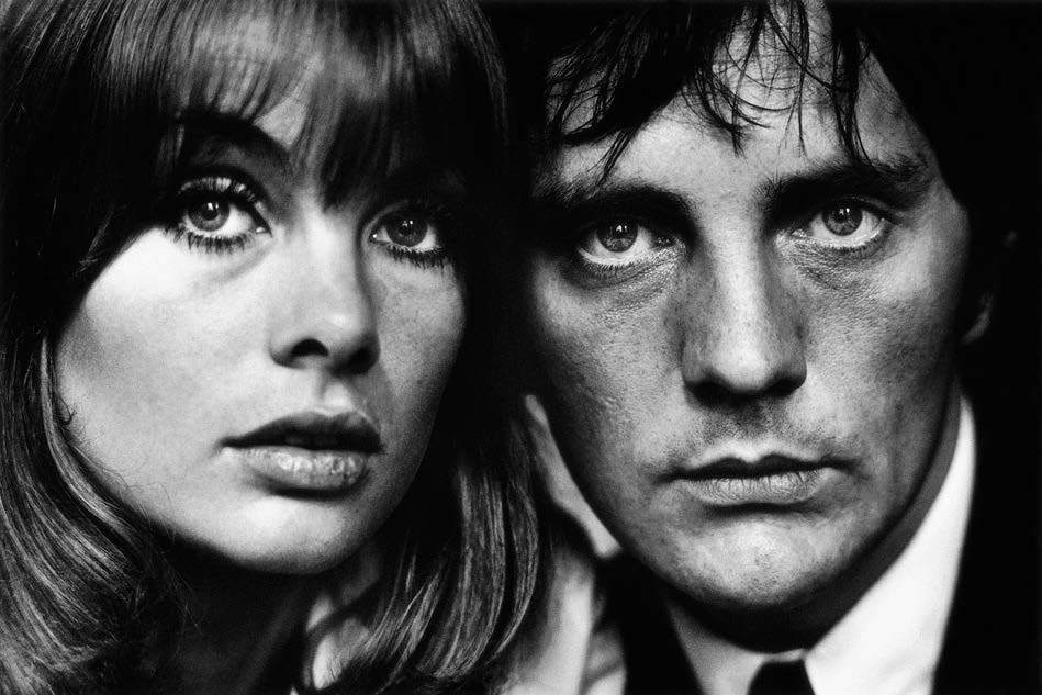 Terry O'Neill, Jean Shrimpton and Terence Stamp, 1964