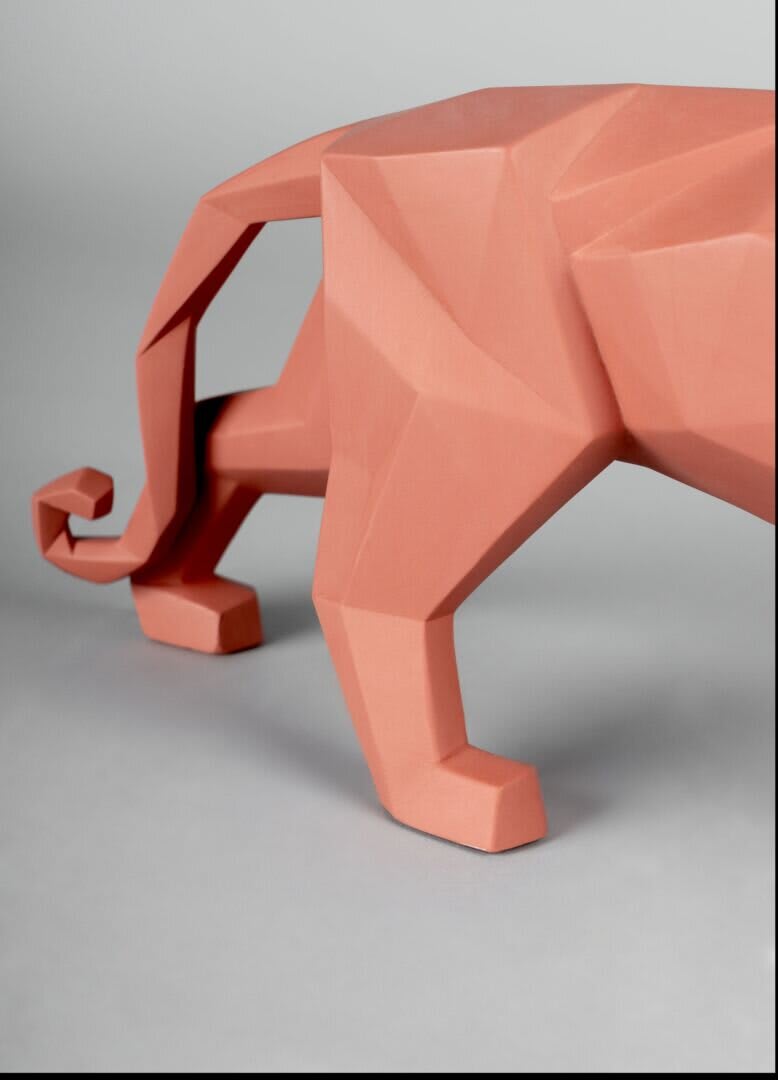 LLADRÓ, ORIGAMI PANTHER FIGURINE