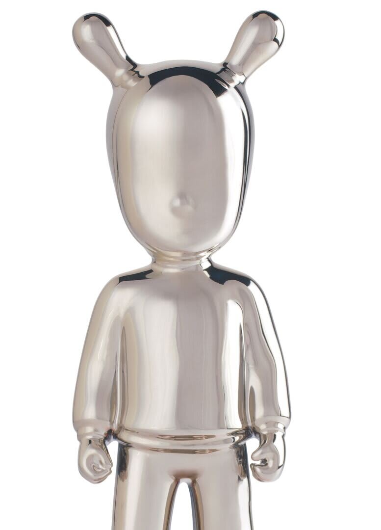 LLADRÓ, THE GUEST FIGURINE IN SILVER (SMALL MODEL)