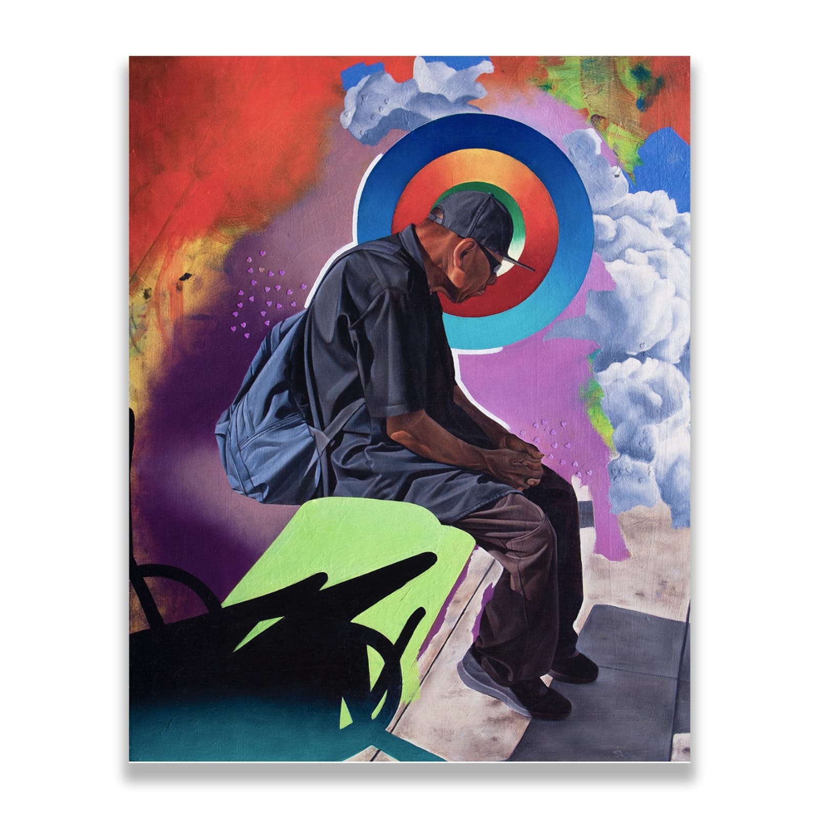 Andrea Aragon, Bus Stop Print, 2021
