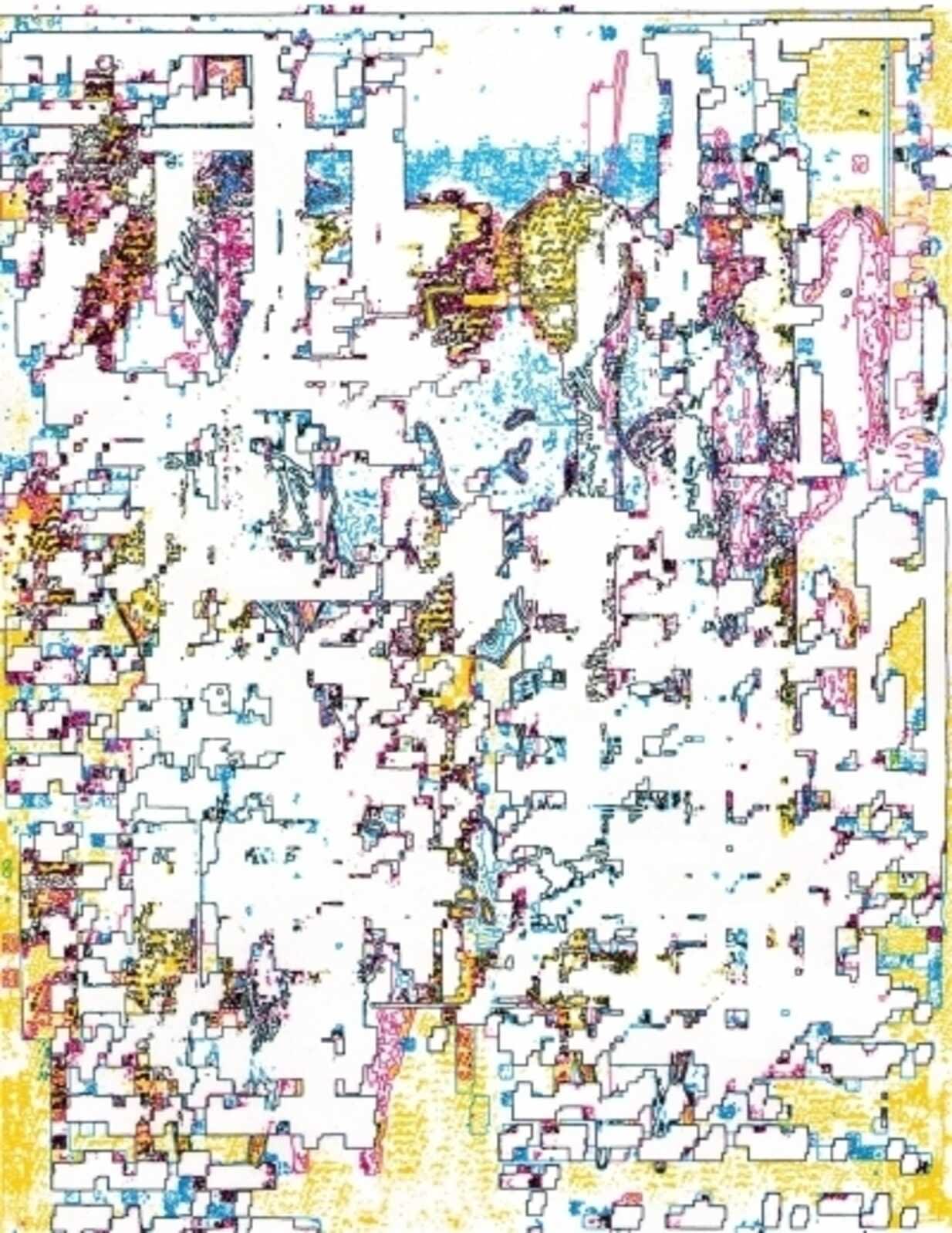 Diane Holland, Related to Palimpsestic Metanoia II Jeux d'O 1/5, 2017