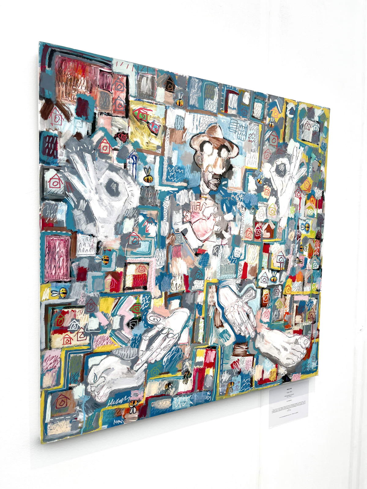 Simon Kirk, British Artist, Painter with use of Poetry and text, Turner Art Perspective, Essex Art Gallery, Shenfield & Chelmsford