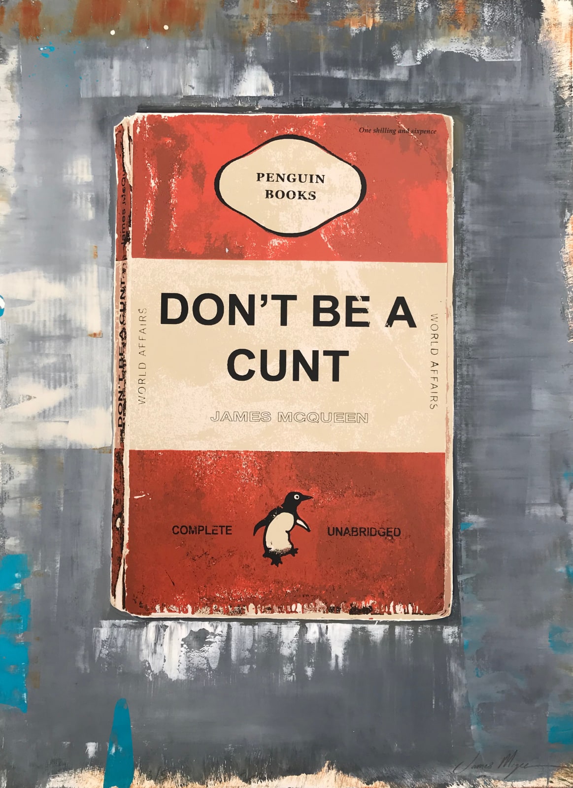 James McQueen DBAC orange Penguin book