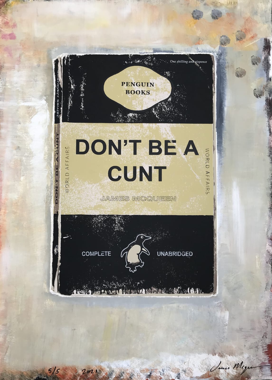 James McQueen DBAC black Penguin book