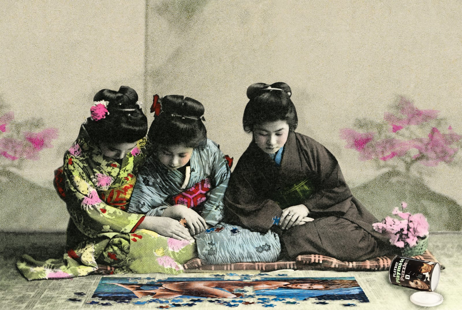 Geisha Girls with Playboy jigsaw