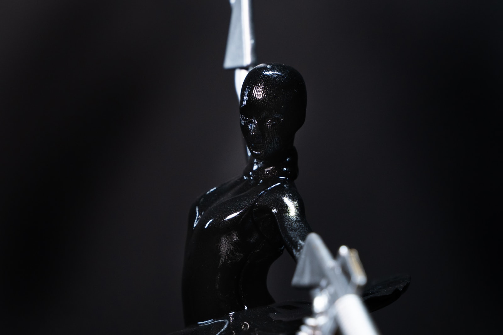 Maxim (The Prodigy), Black & Silver Balaclava Ballerina, 2021