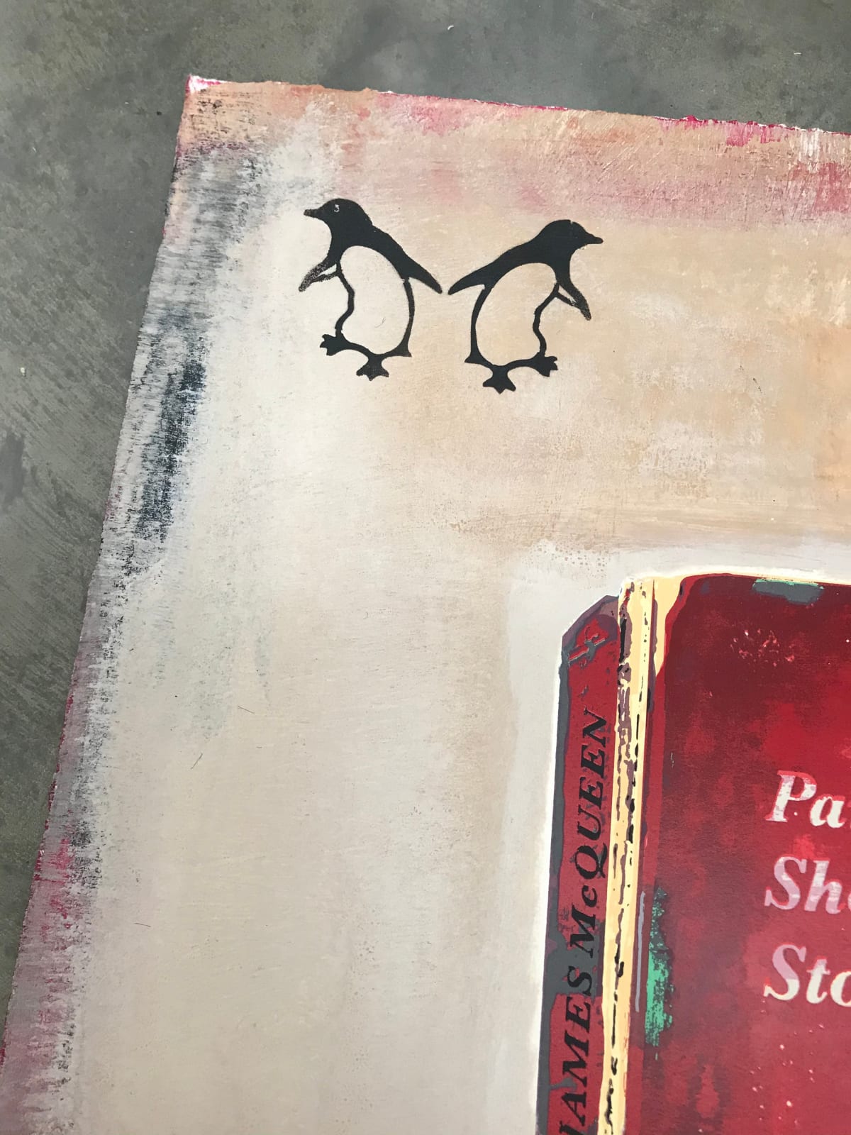 James McQueen Unique Red If You Ever Leave Me I'm Coming With You Penguin Books