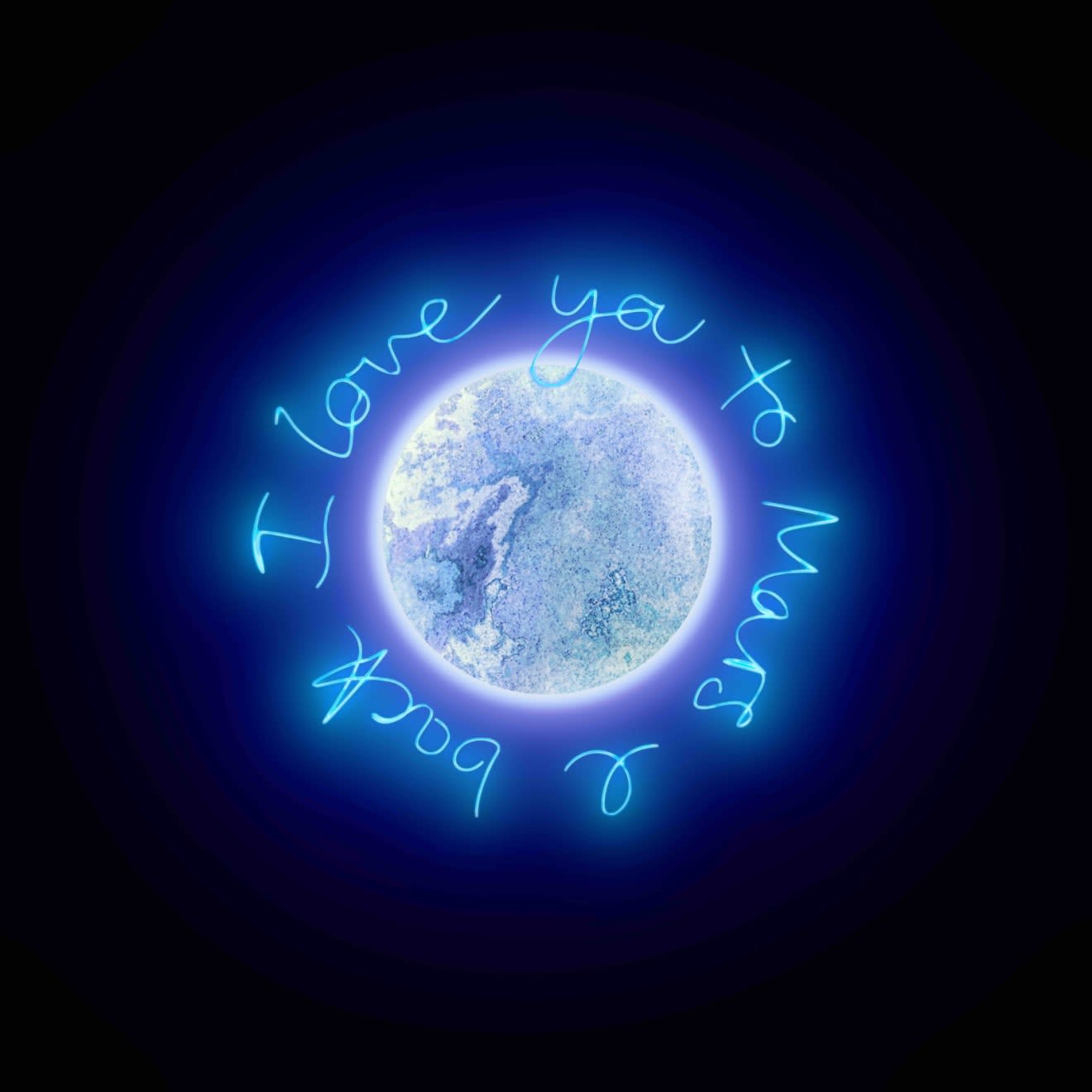 Lauren Baker, Mars & Back (Diamond Dust), 2020