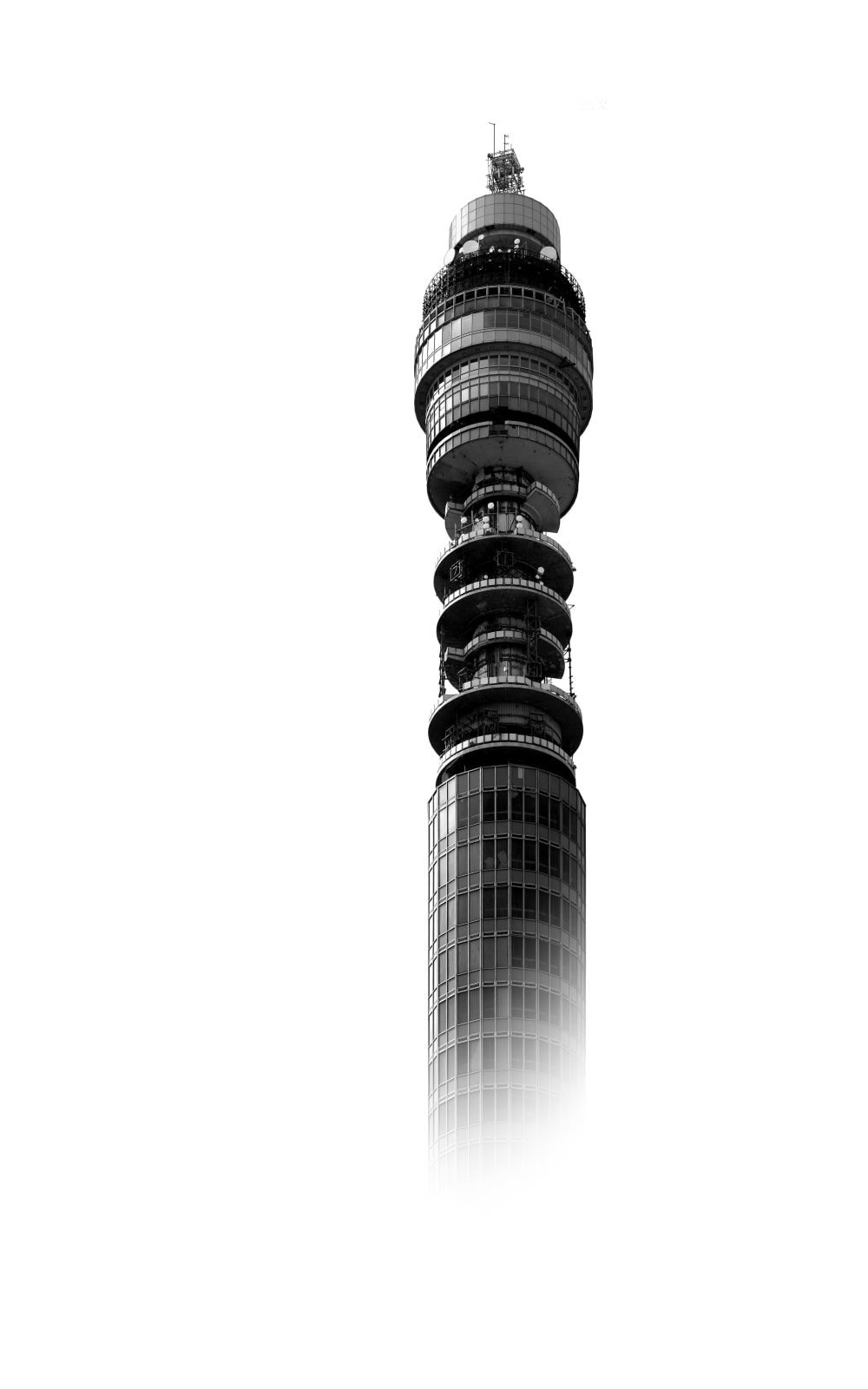 Skyscraper in the clouds photograph
