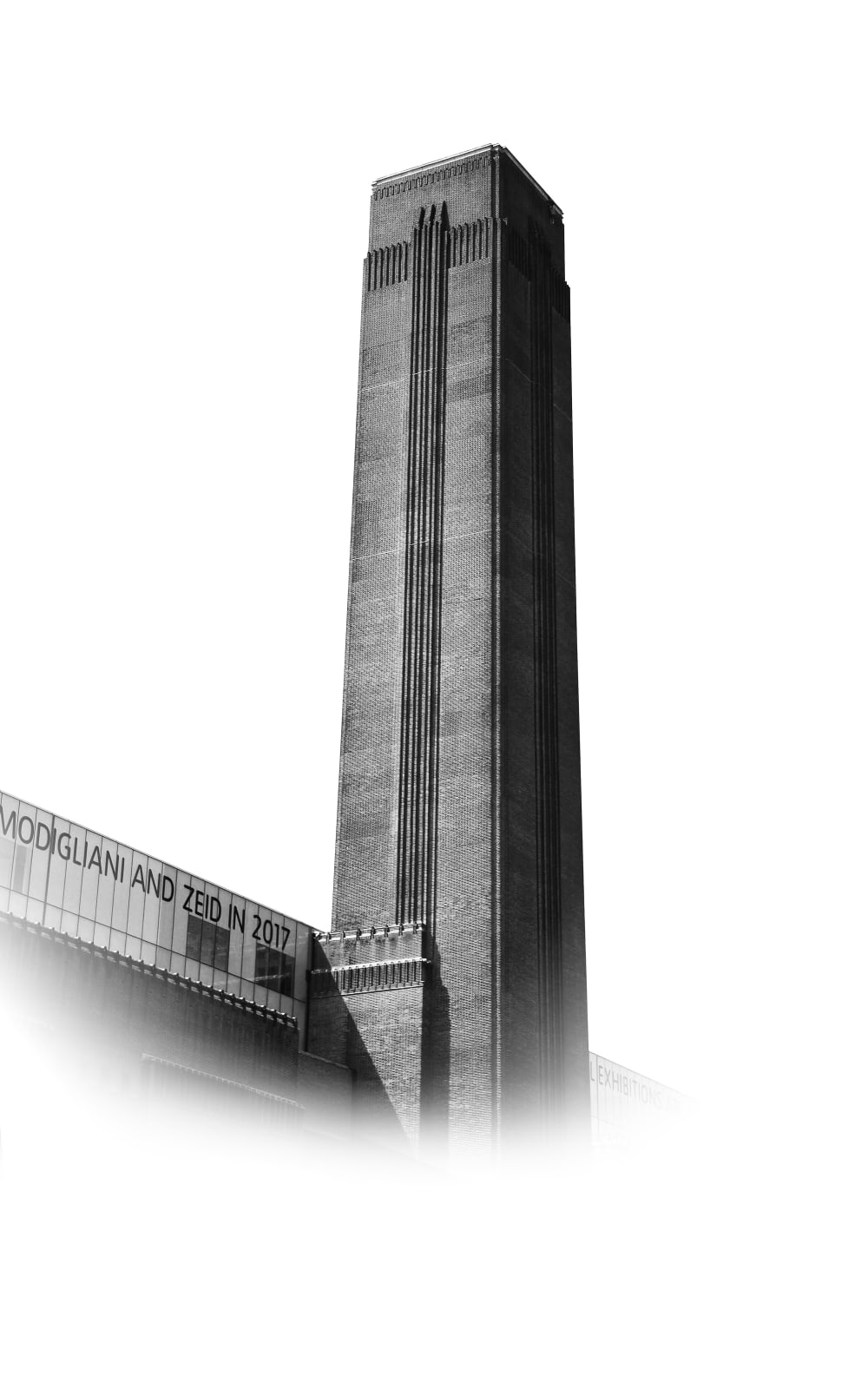 Skyscraper in the clouds photograph