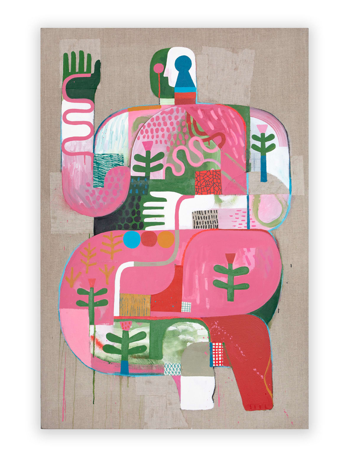 David Shillinglaw, Artist, Body Is A Map A Messy Mass 1, Original, Turner Art Perspective, TAP Galleries, Essex Art Gallery