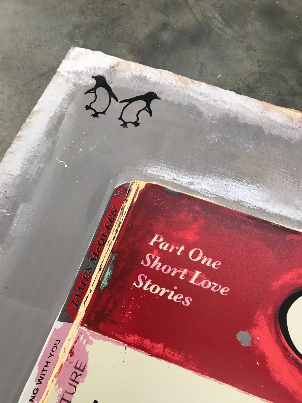 James McQueen Unique Red If You Ever Leave Me I'm Coming With You Penguin Books