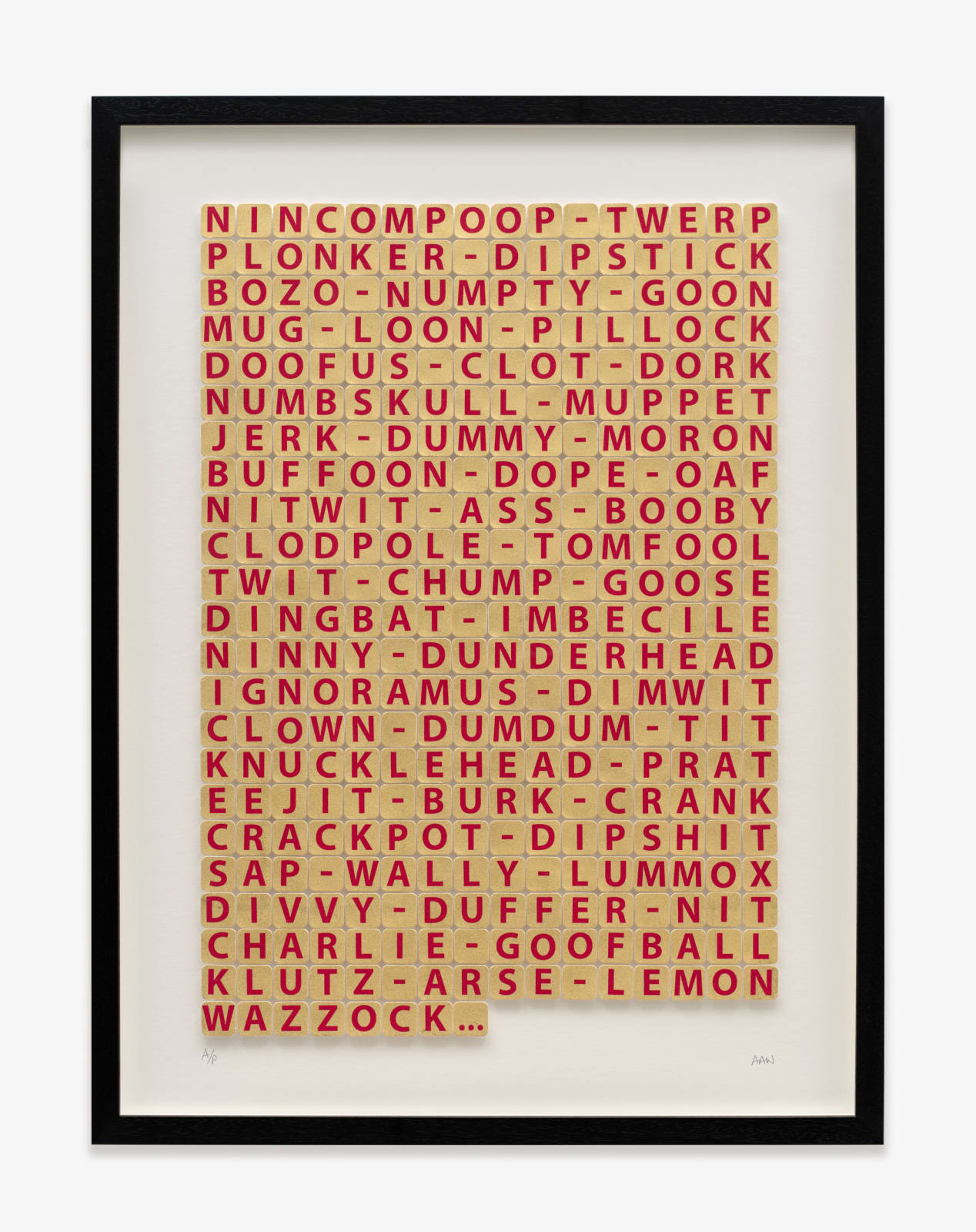 AA Watson, Foolishness
