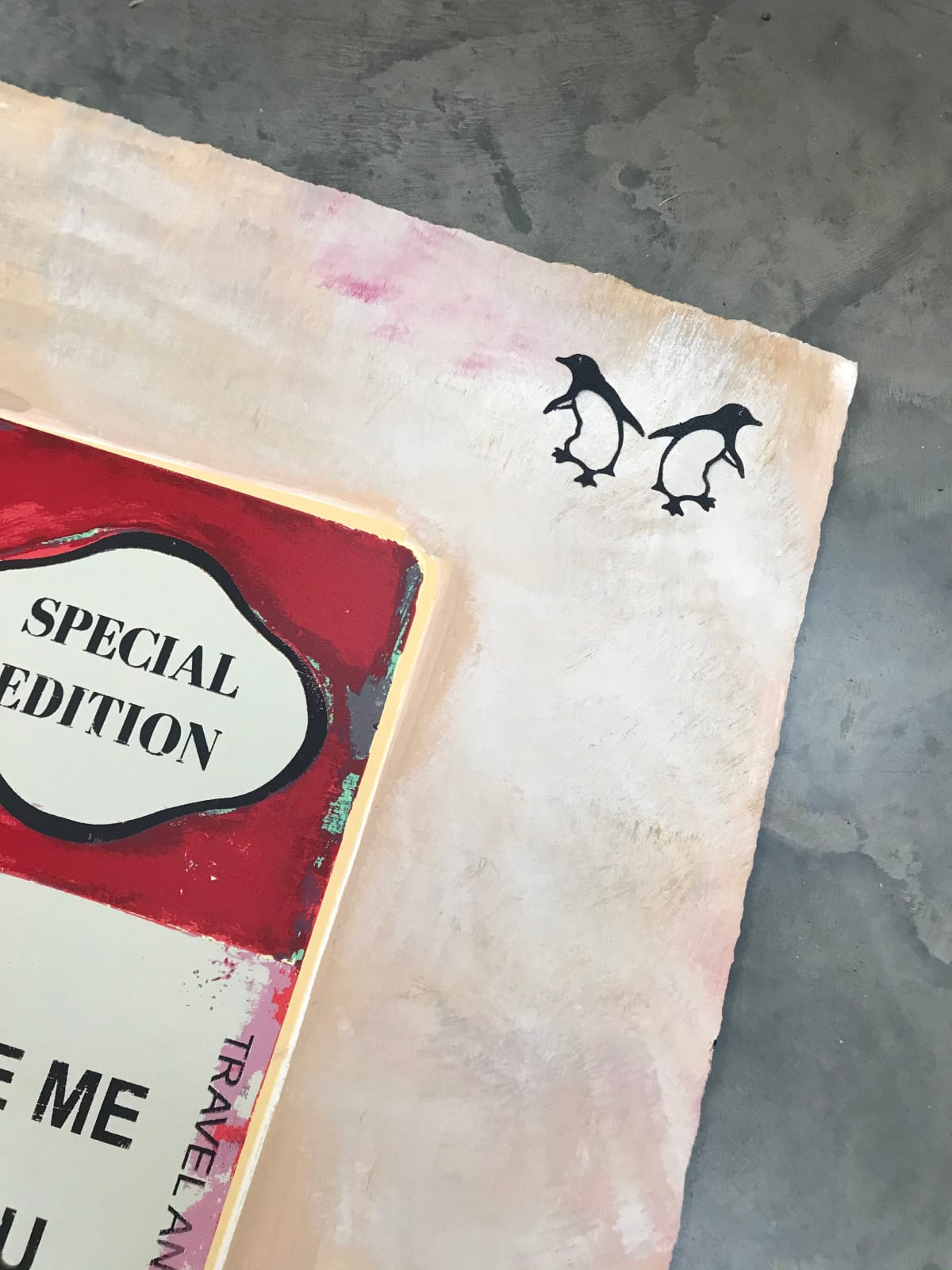James McQueen Unique Red If You Ever Leave Me I'm Coming With You Penguin Books