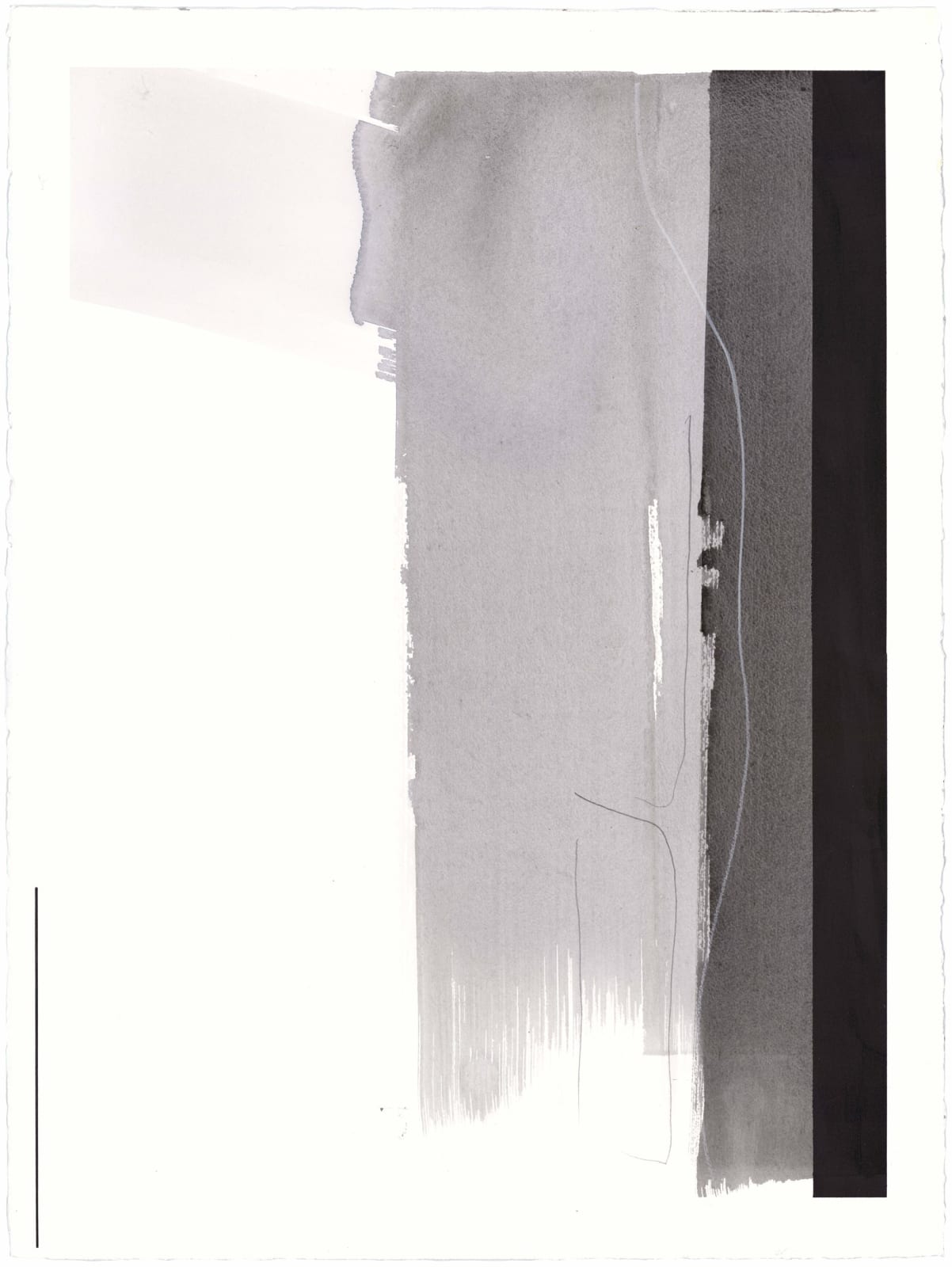 Anna F Macdonald, Artist, Light VII, Abstract, Black, White, Work on Paper, Original Art, Turner Art Perspective, Essex Chelmsford Art Gallery