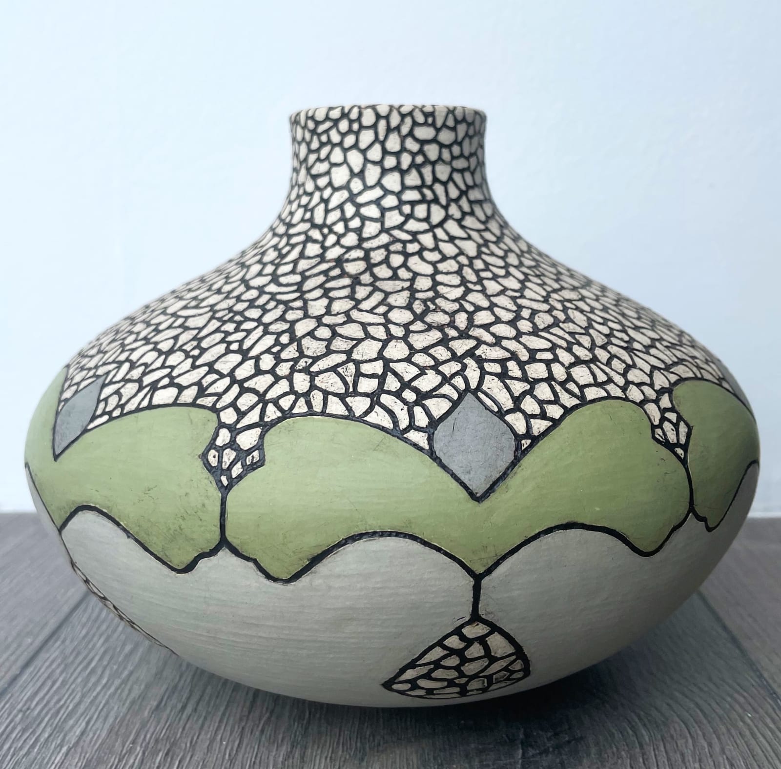 Lola Swain, British potter and ceramic artist, Turner Art Perspective, Essex art gallery, Shenfield