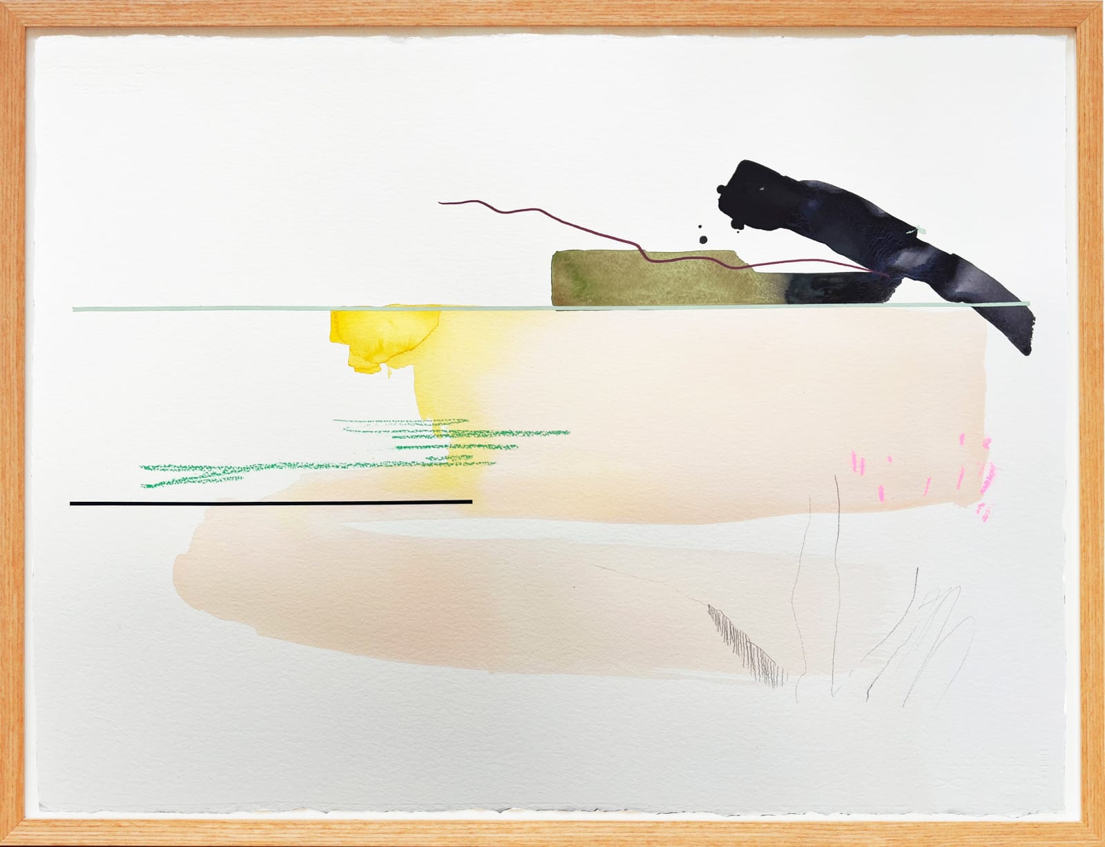 Anna F Macdonald, Artist, Arizona XXV, Abstract, Black, White, Work on Paper, Original Art, Turner Art Perspective, Essex Chelmsford Art Gallery