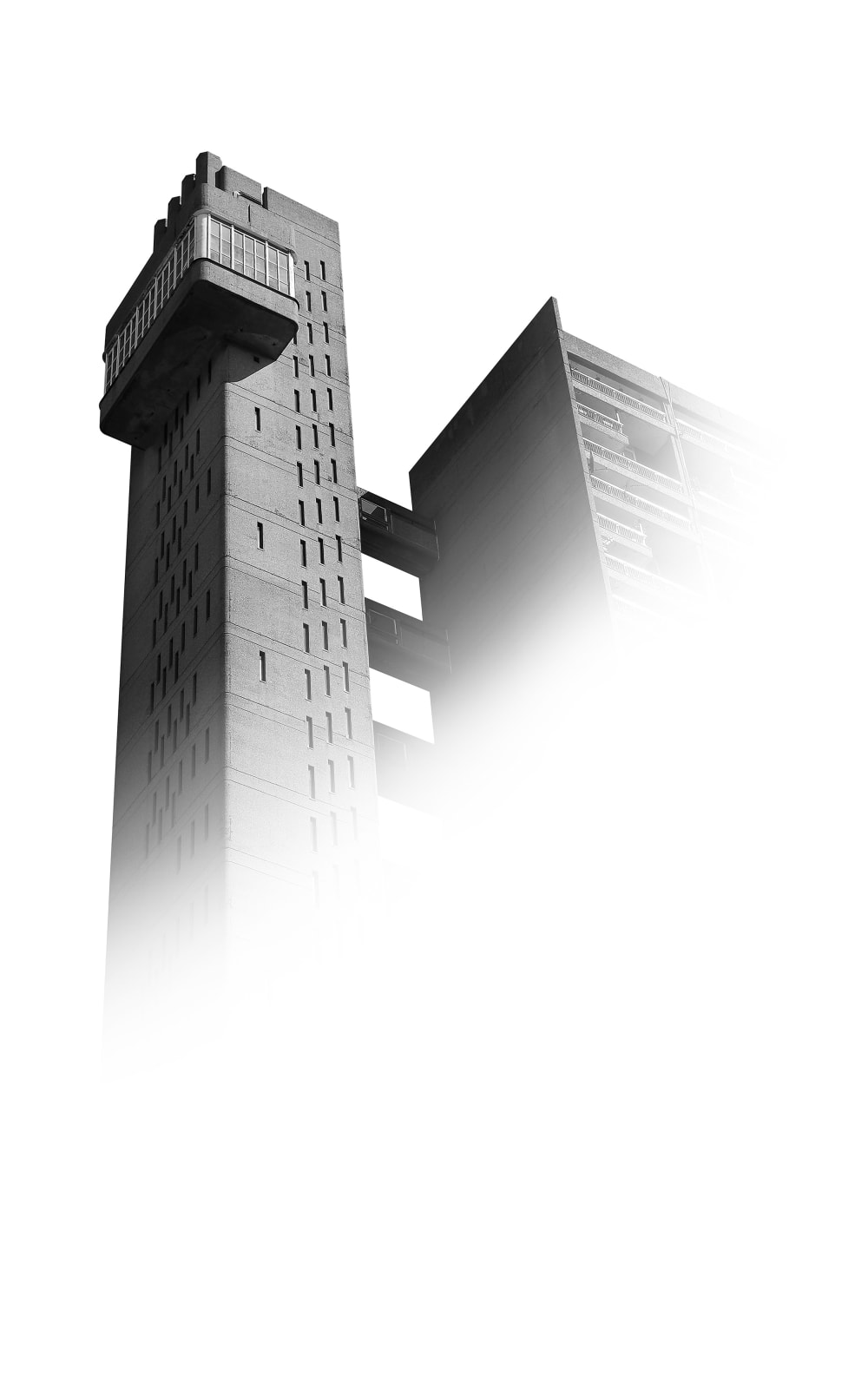 Skyscraper in the clouds photograph