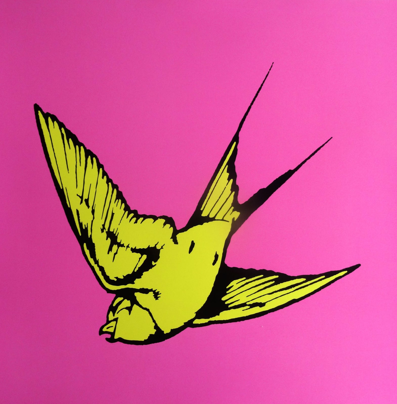 Dan Baldwin, Love & Light - Pink & Yellow, 2020