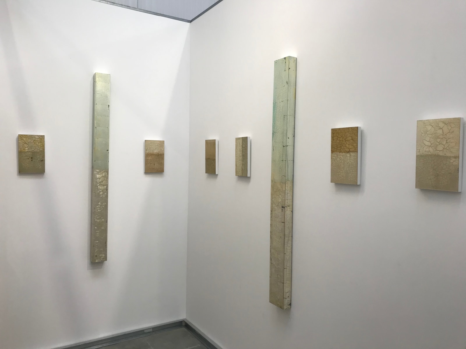 Gold leaf & Mixed media panels