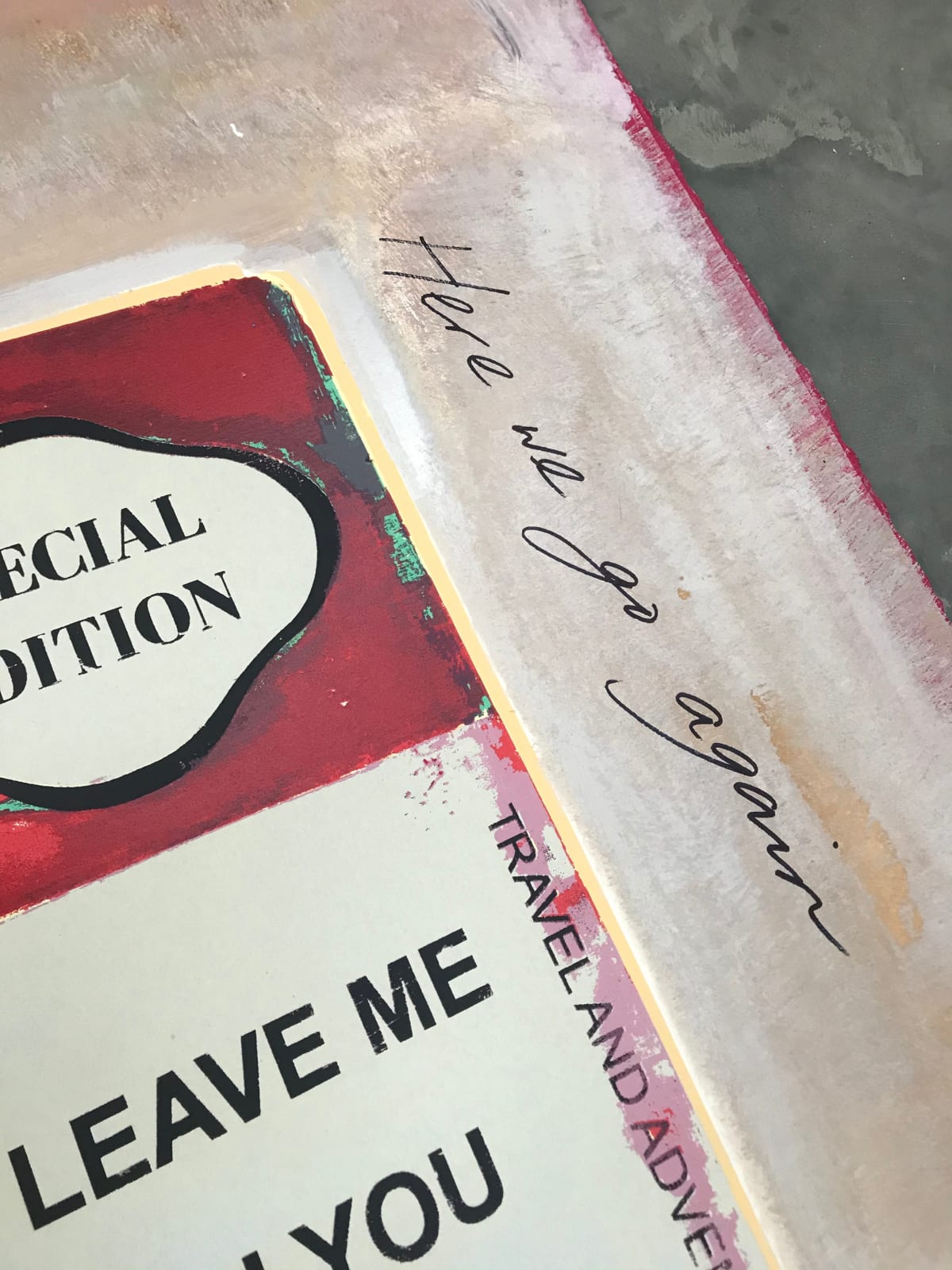 James McQueen Unique Red If You Ever Leave Me I'm Coming With You Penguin Books