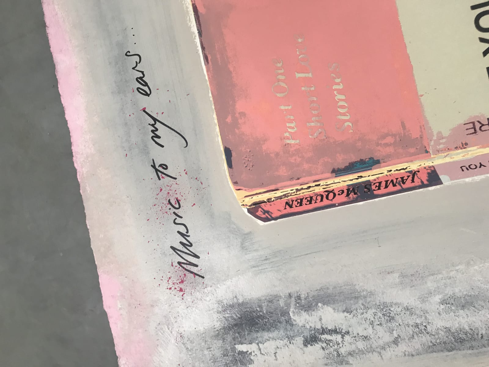 James McQueen Unique Pink If You Ever Leave Me I'm Coming With You Penguin Books