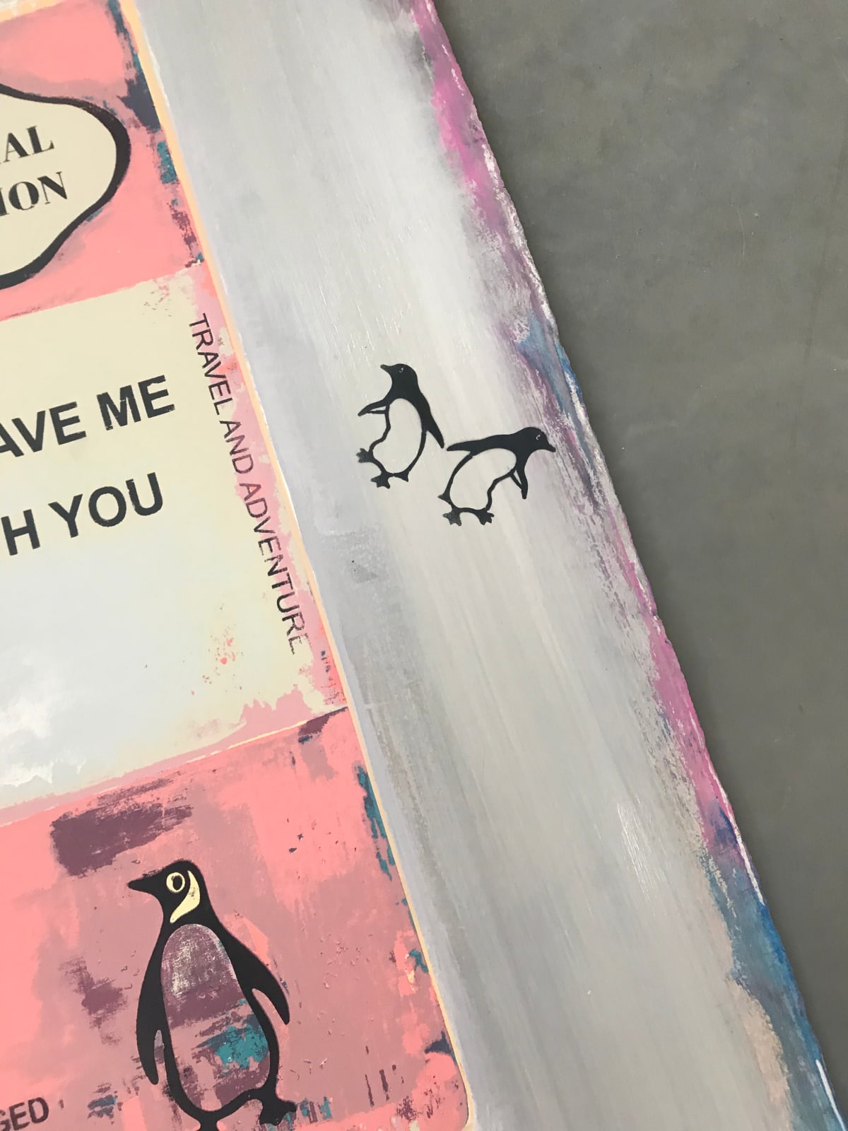 James McQueen Unique Pink If You Ever Leave Me I'm Coming With You Penguin Books