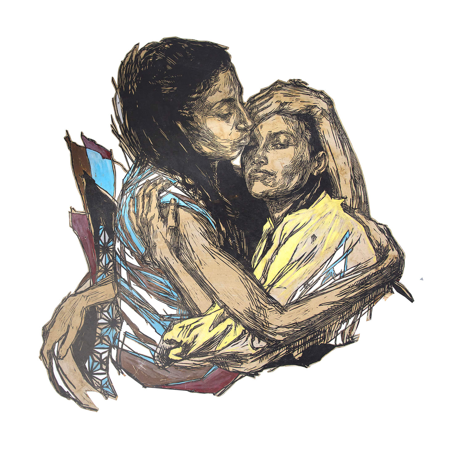Swoon, Alixa and Naima - Pose 2 , 2009