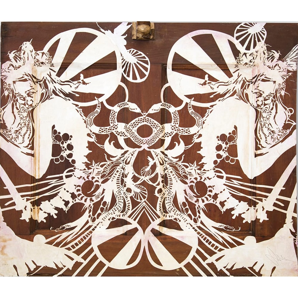 Swoon, Miss Rockaway, Mirror, 2016