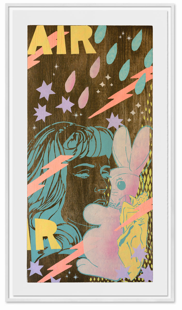 FAILE, Air Bunny Girl, 2008-24