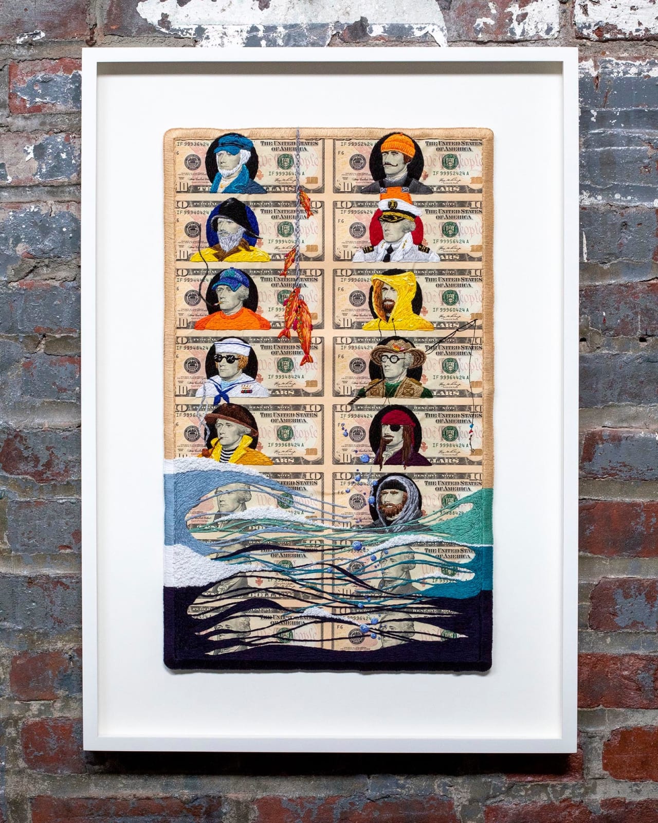 Stacey Lee Webber, We The People: Hamilton Fisherman, 2022