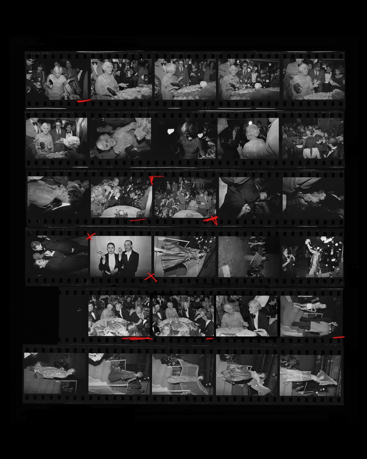 Bill Bernstein, Studio 54, Contact Sheet 515, 1977
