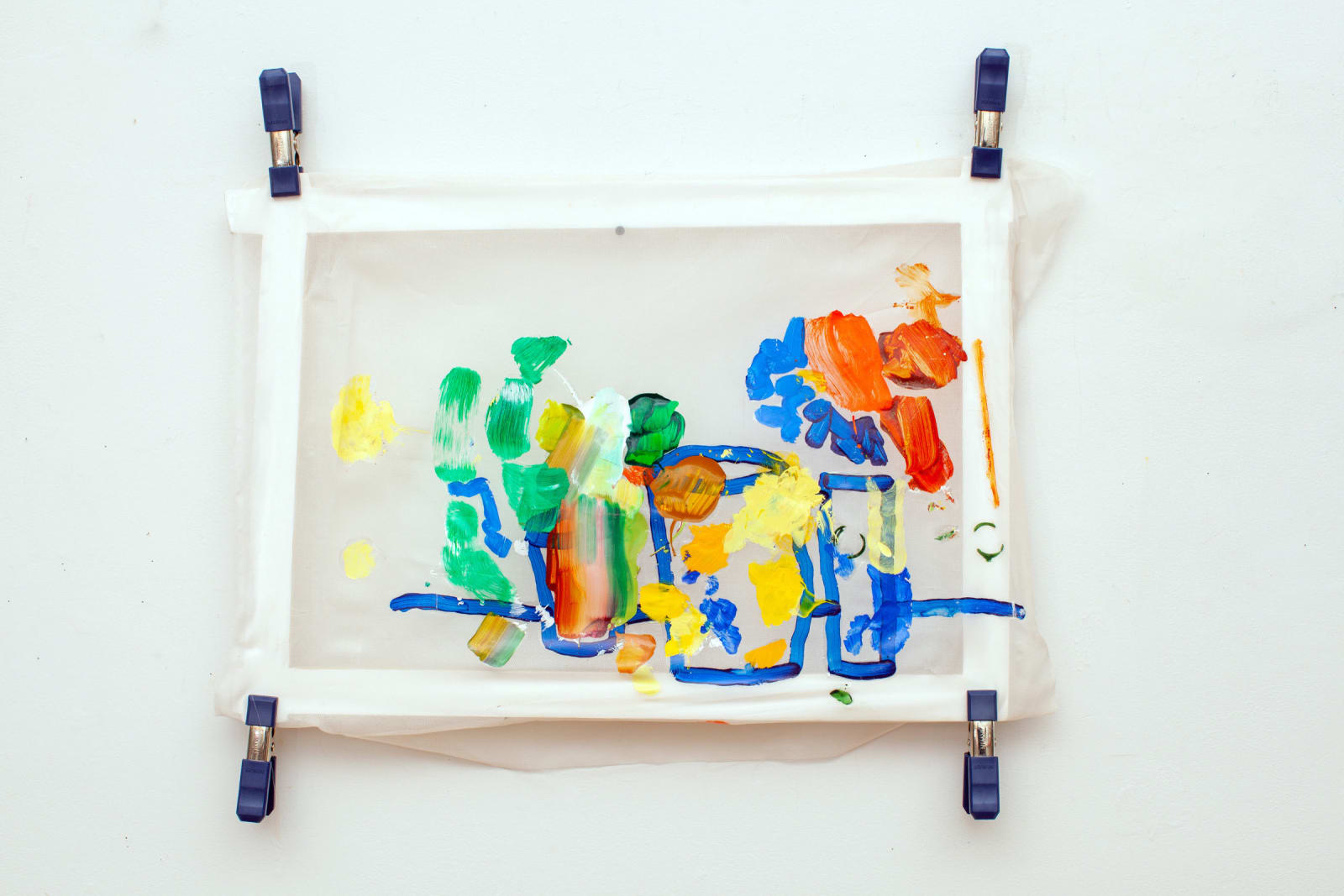 Erika Keck, STILL, LIFE, VERY SLIGHTLY TRANSFORMED FROM AN EARLY VERSION OF ODD FLOWERS, the year is still unfolding