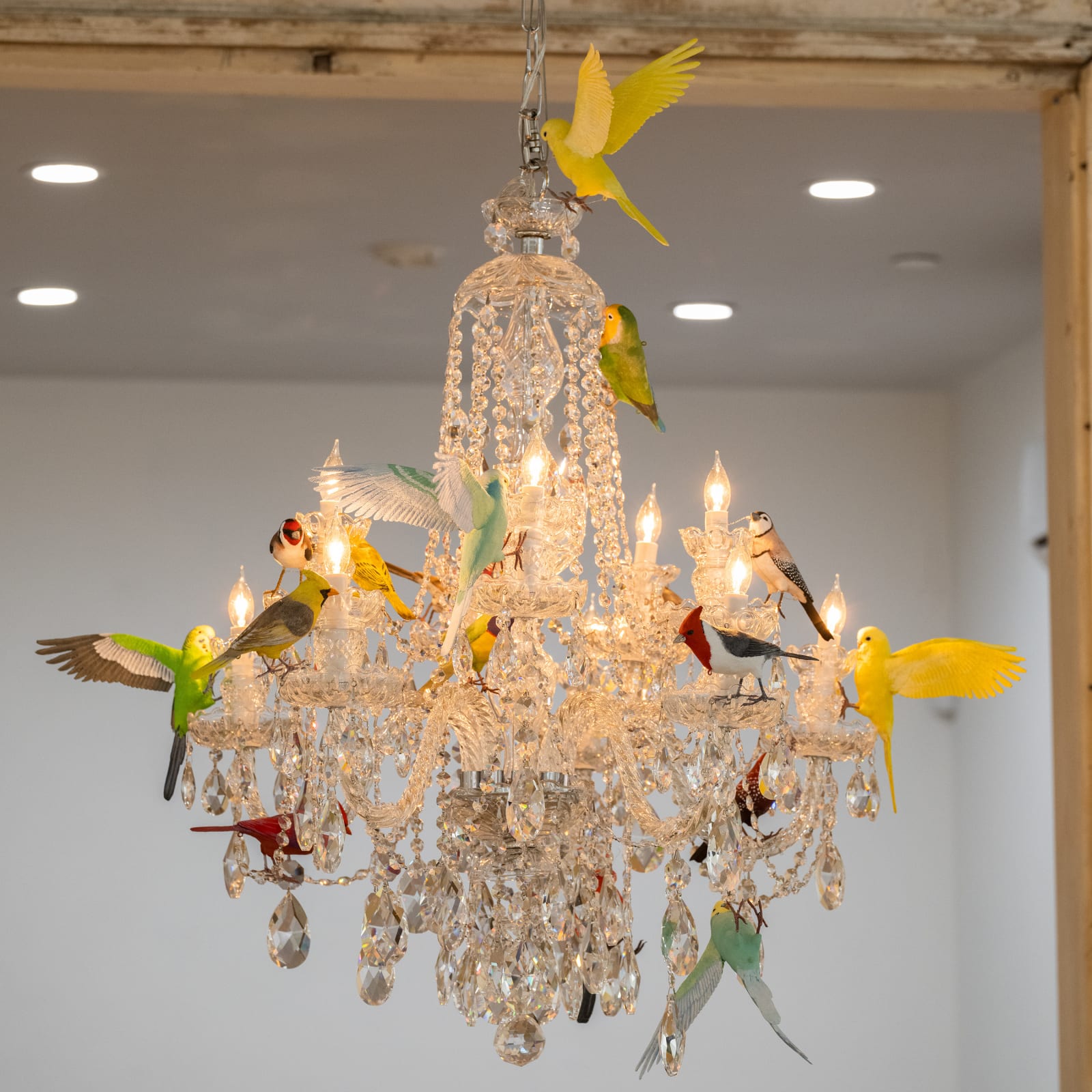 Sebastian Errazuriz, Bird Chandelier, 2023