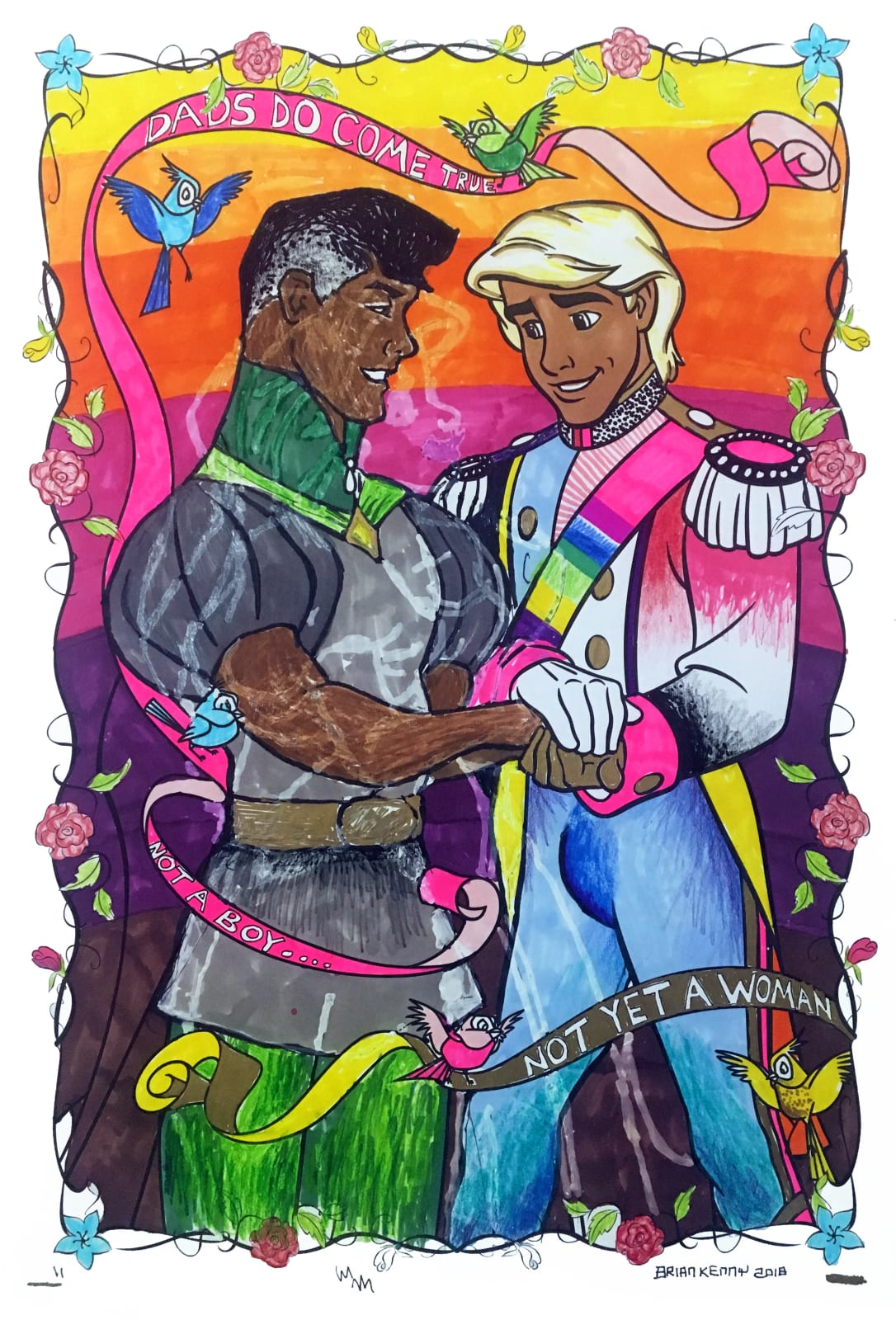 Brian Kenny, Not a Boy, Not Yet A Woman, 2018