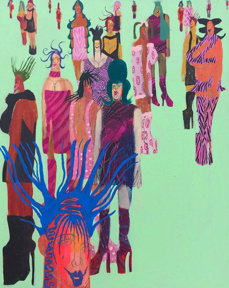 Kevin Sabo, Scratchy Hardrive Wiggle, 2021