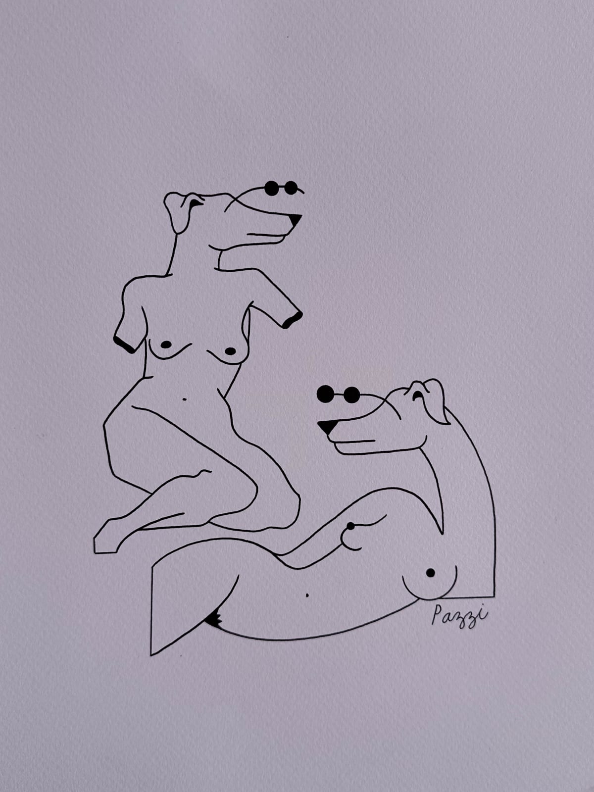 Alberto Pazzi, Untitled Drawing # 6, 2023