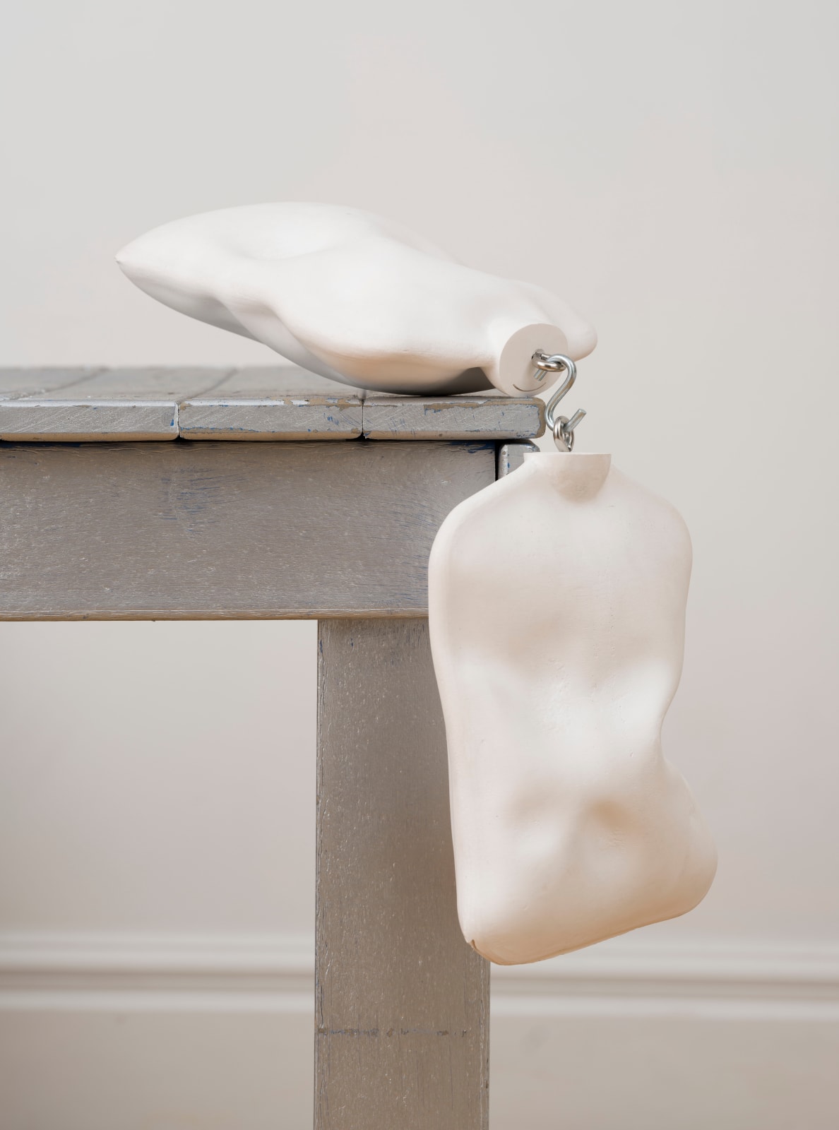 Shauna Steinbach, Untitled [2 Hooked Objects], 2021
