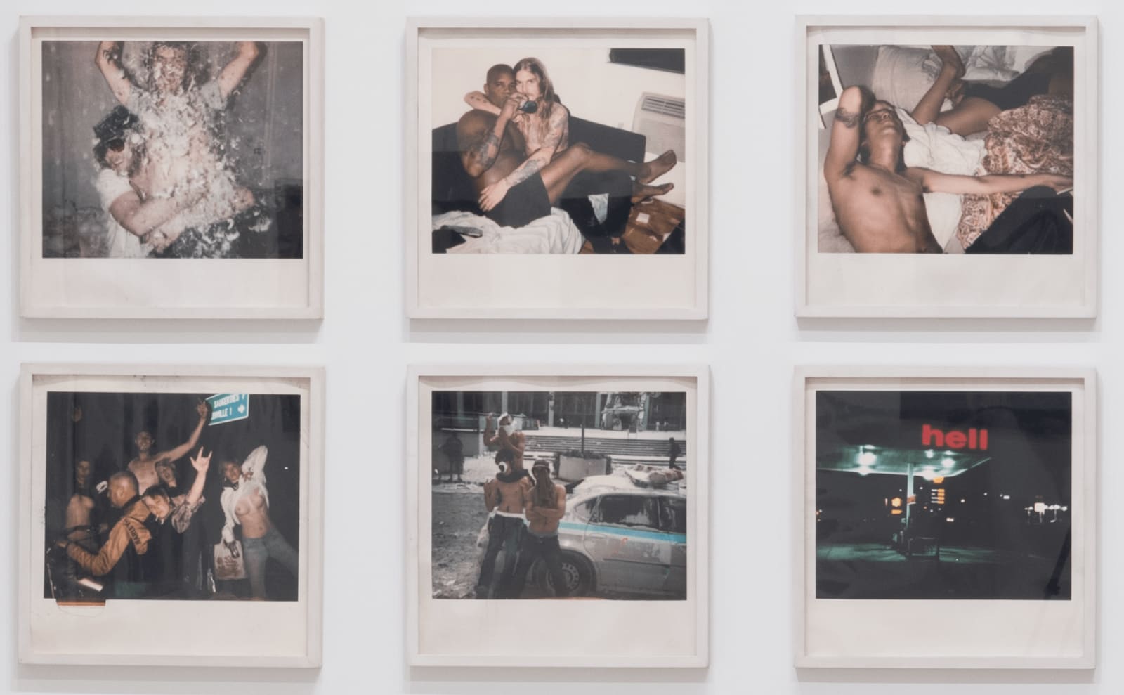 Dash Snow, UNTITLED (DAN AND DASH FEATHERS), UNTITLED (PIETE); UNTITLED (PAISLEY QUILT); UNTITLED (SAUGERTIS); UNTITLED (WTC); UNTITLED (HELL), 2001-2005