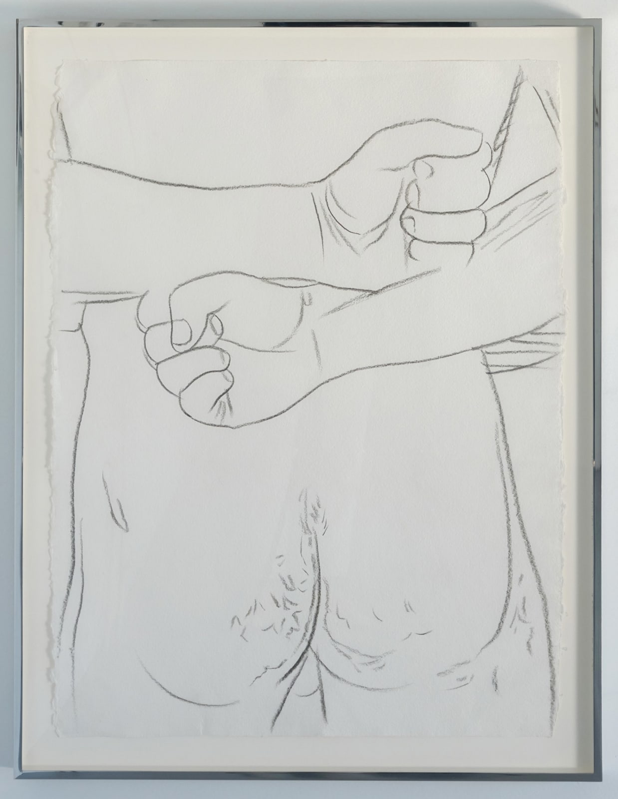 Andy Warhol, Nude Male Model, drawn circa 1977