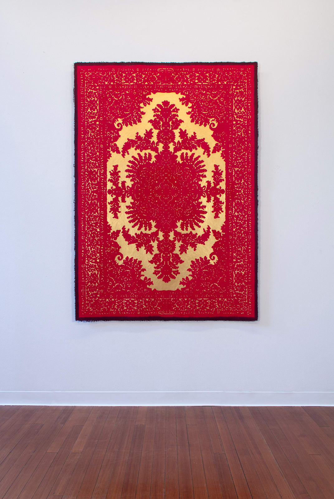 Richard Gabriele, Magic Carpet (red with gold), 2018
