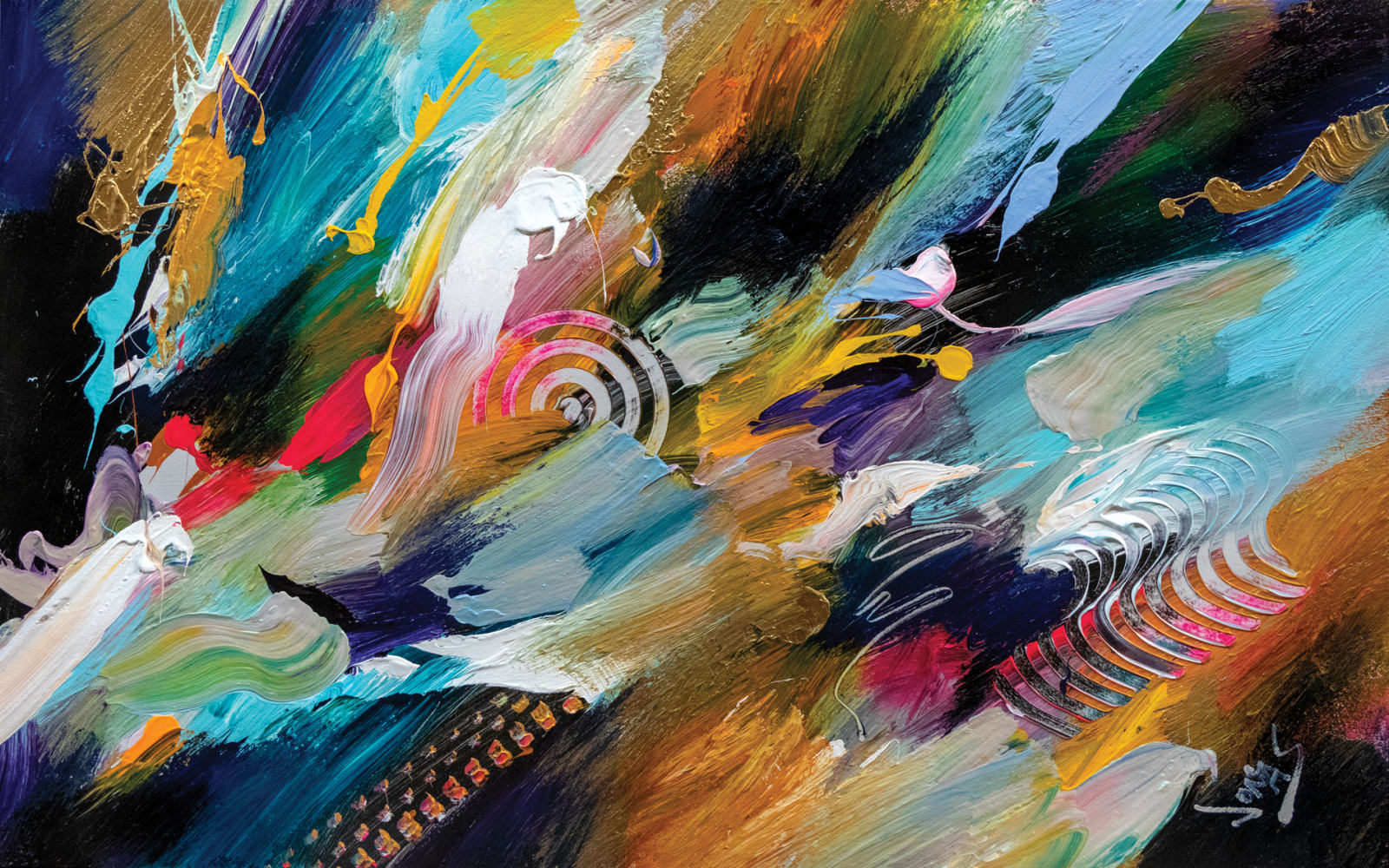Jonas Gerard (1941-2020), Passionately Flowing #2, 2019