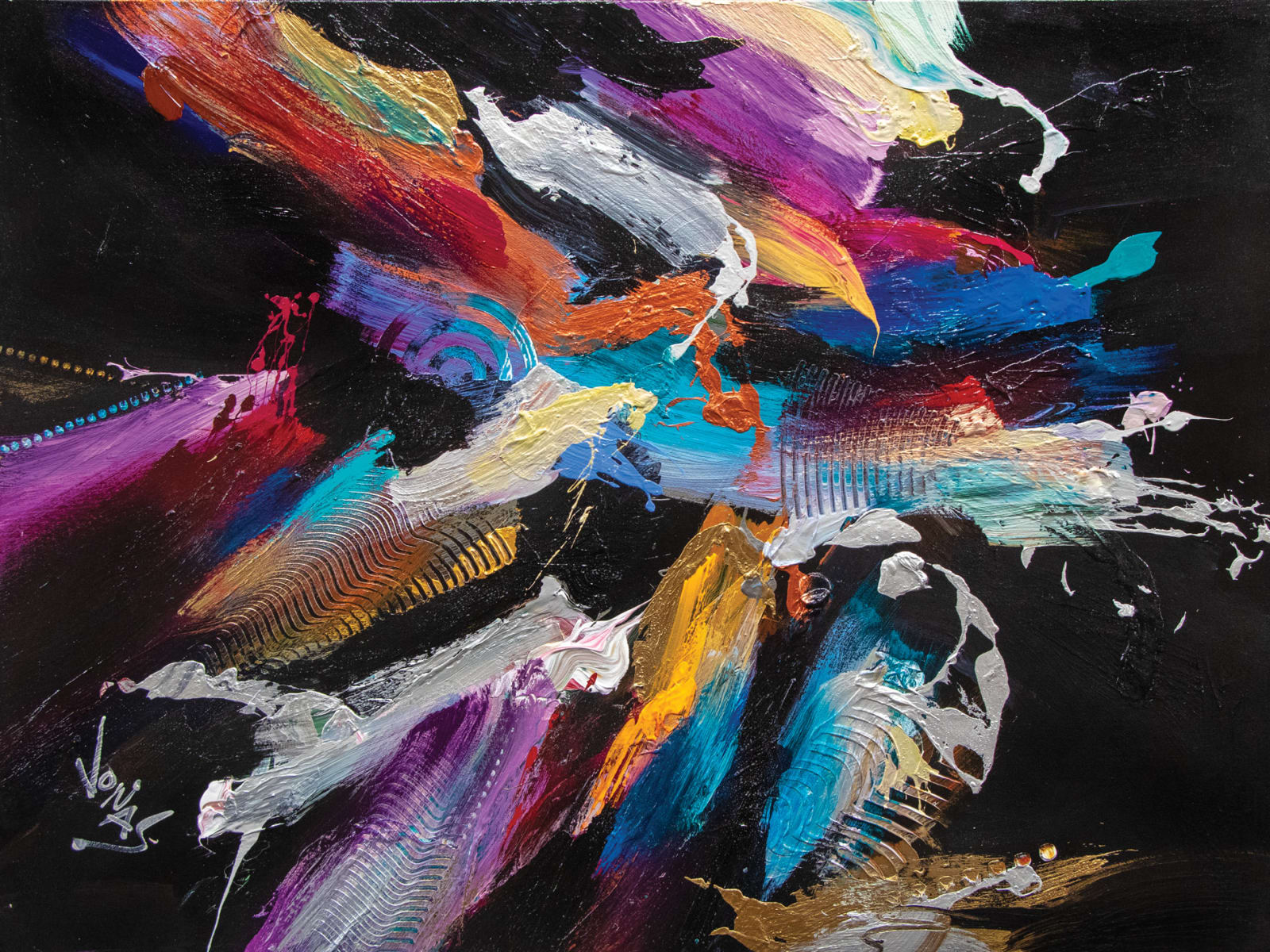 Jonas Gerard (1941-2020), Bursting Out of the Deep #11, 2019