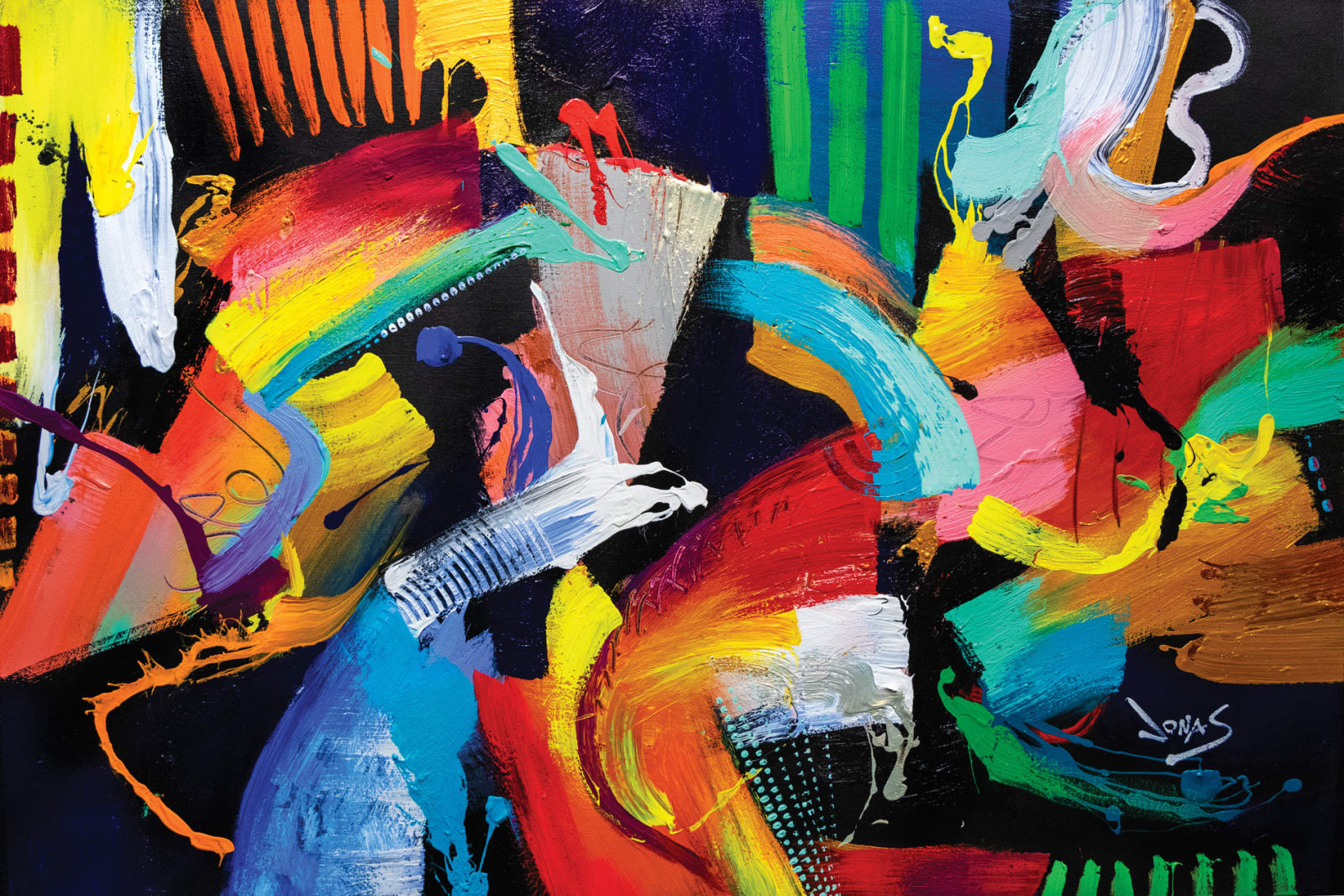 Jonas Gerard (1941-2020), Vibrancy of Love #3
