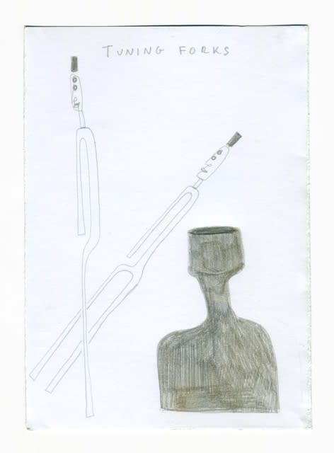 Daniel Blumberg, μg, tuning forks, 2019