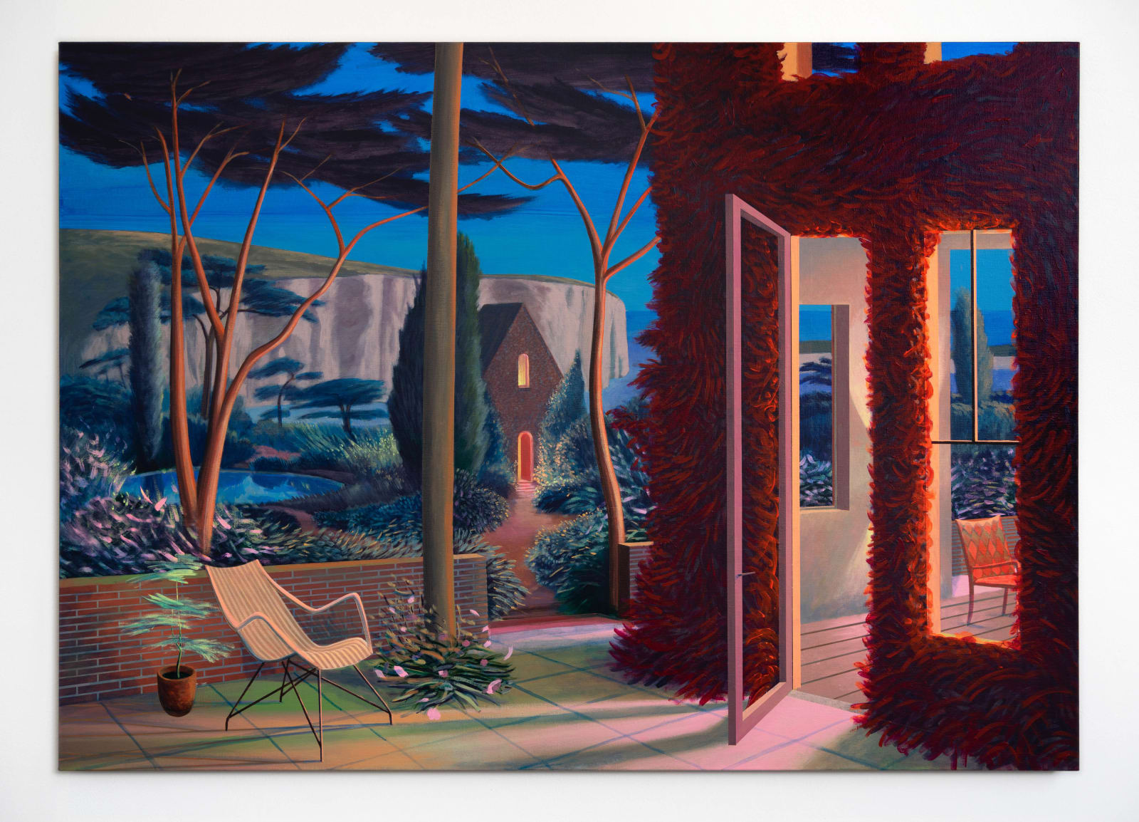 Alfie Caine, Garden on the Cliffs, 2021