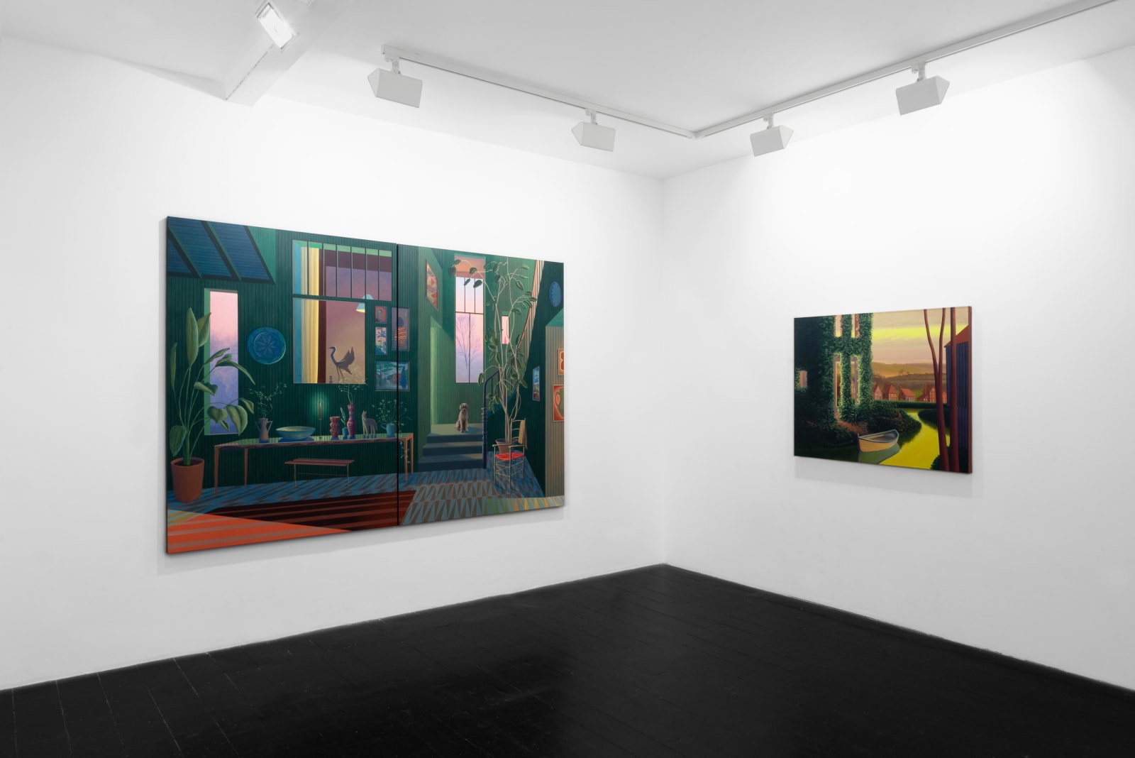 Alfie Caine, Green Hallway, 2021