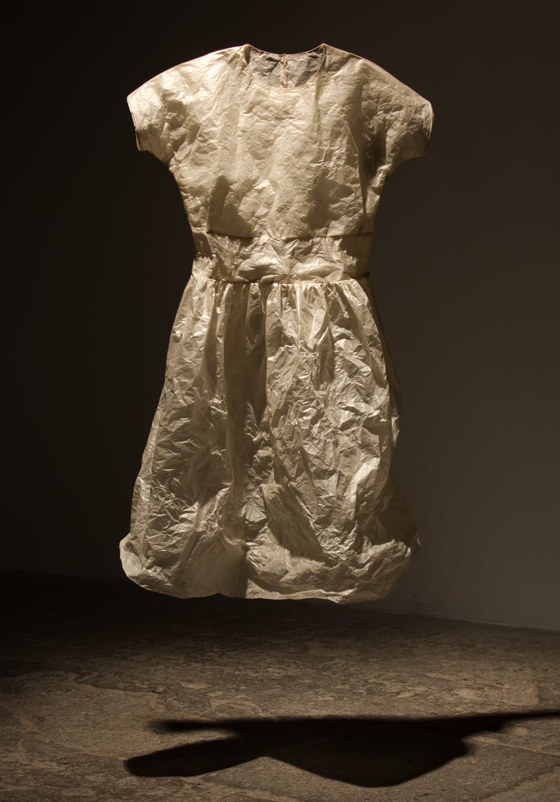 Emma Nishimura, Vestige: Navigating the Layers (dress with yolk in waist), 2011